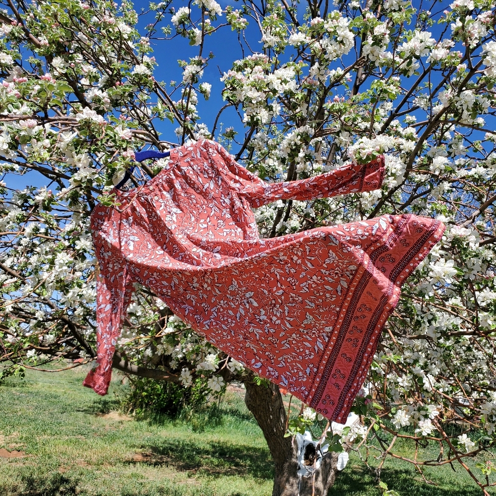 Airy cotton tunic Ann Taylor Loft